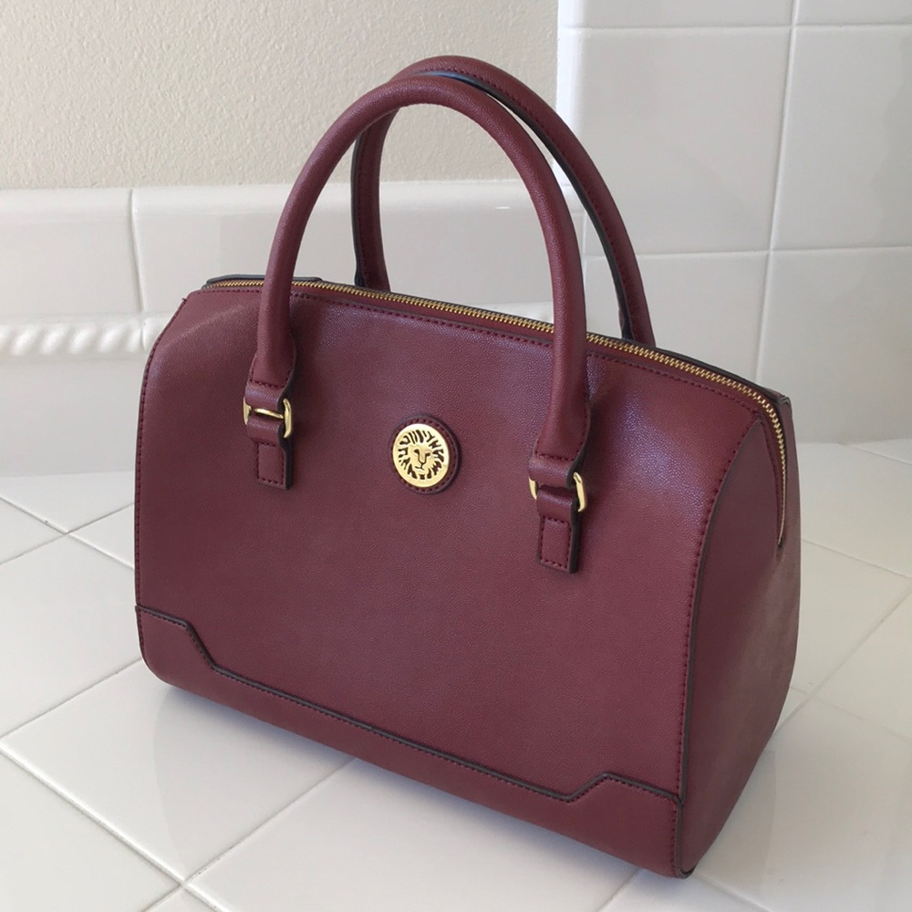Burgundy Anne Klein Handbag